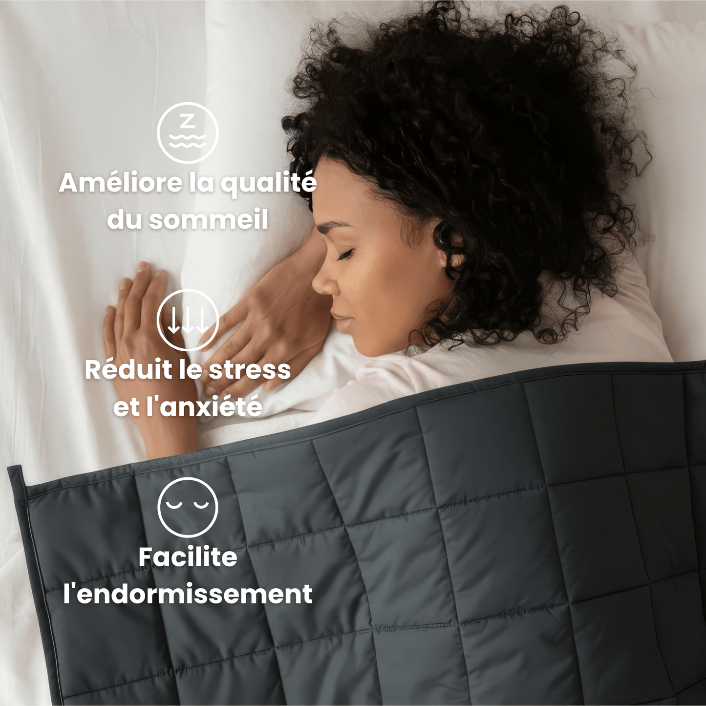 Couverture Lestée 100% Coton