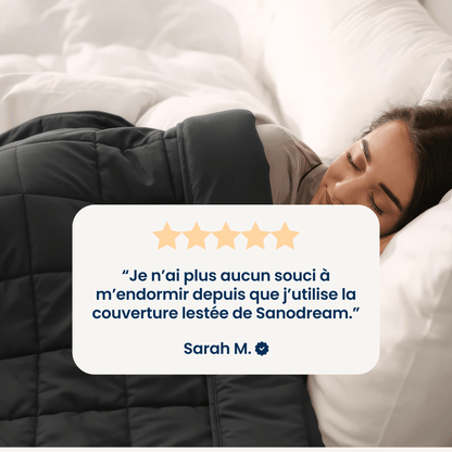 Couverture Lestée 100% Coton